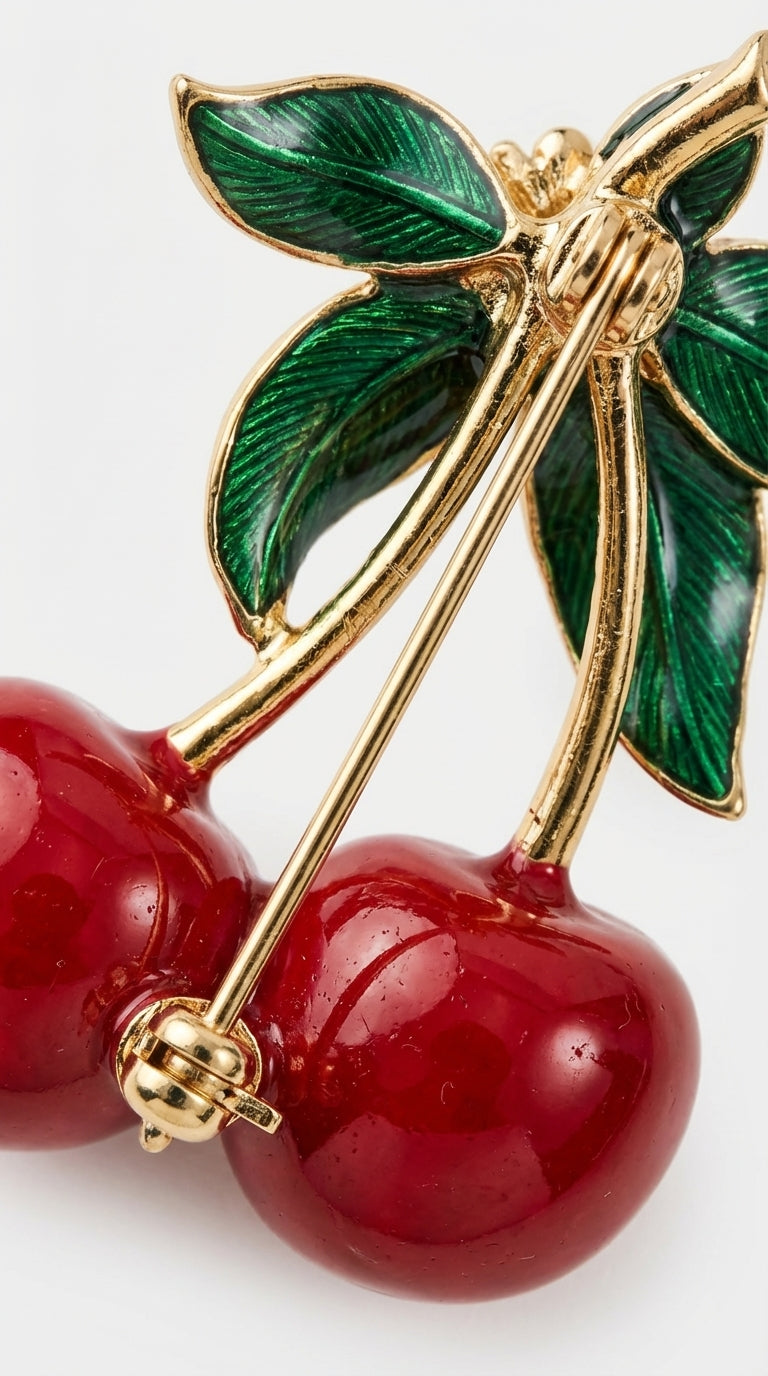 Cherry Brooch