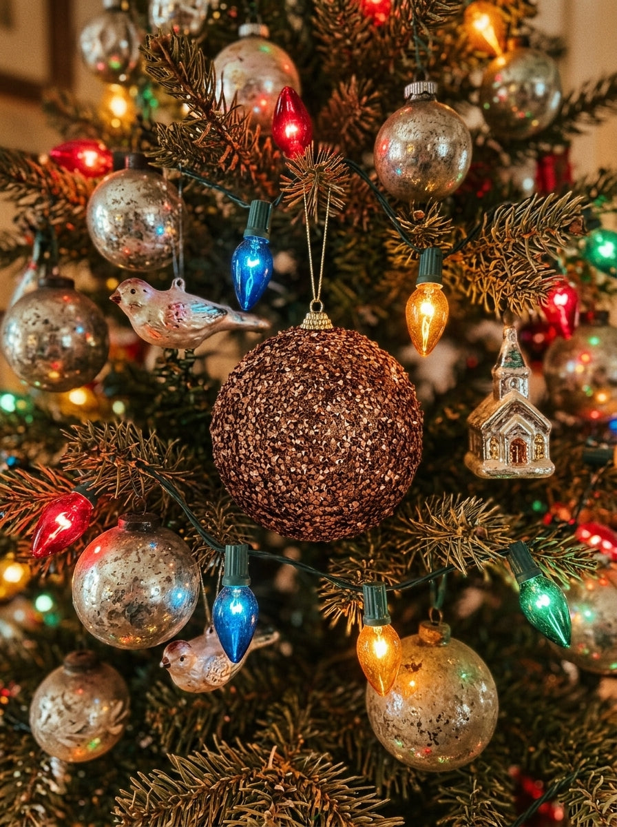Champagne Sparkle Yılbaşı Ağaç Süsü