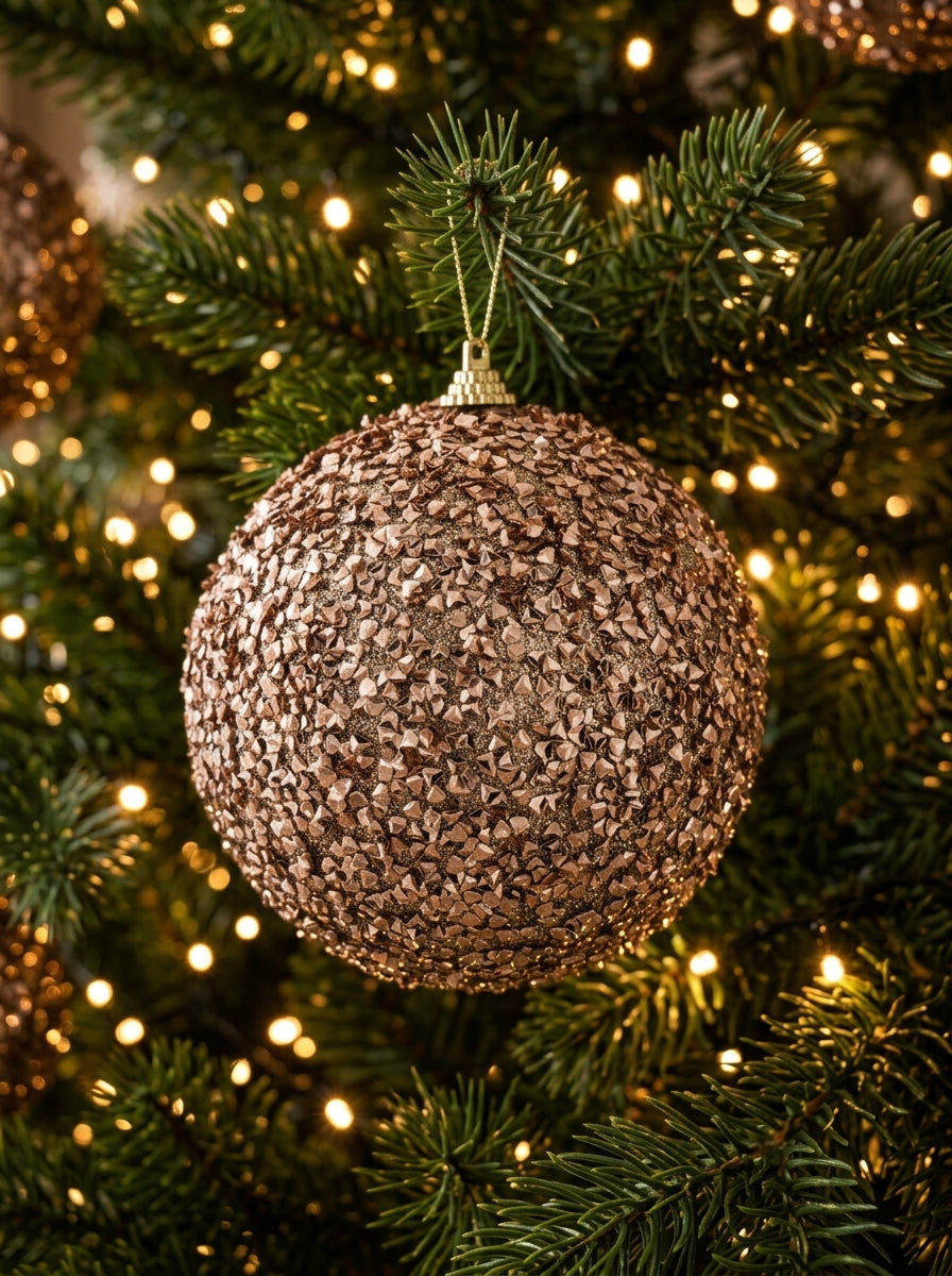 Champagne Sparkle Yılbaşı Ağaç Süsü