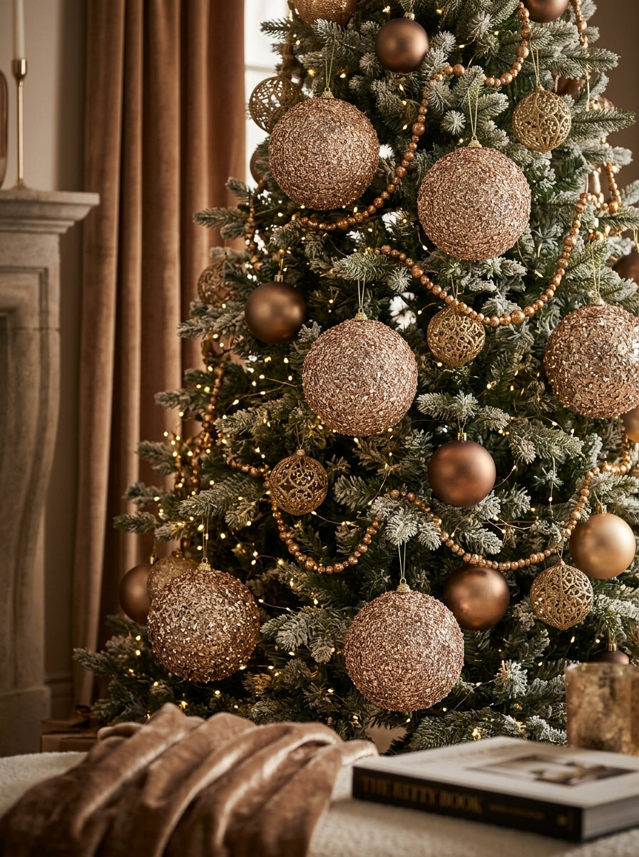 Champagne Sparkle Yılbaşı Ağaç Süsü