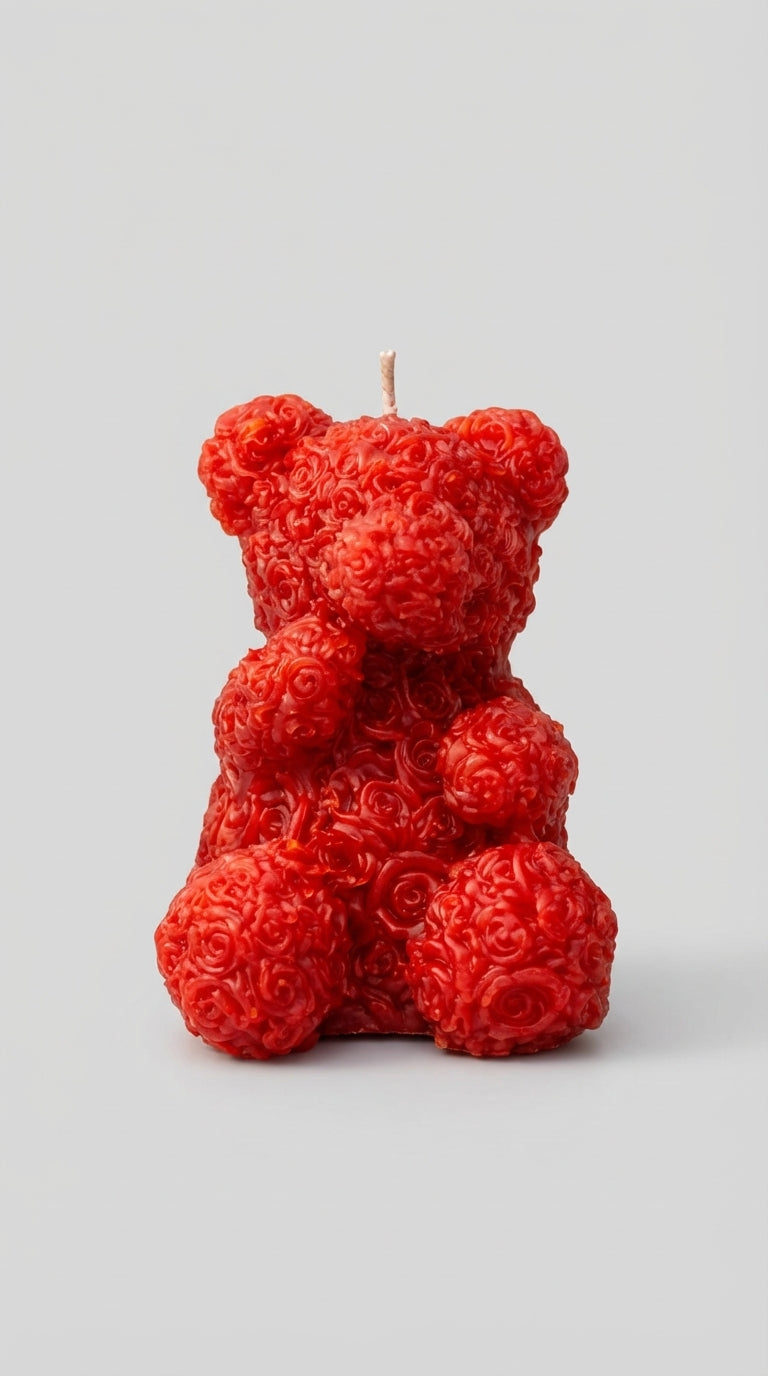 Ayıcık Formlu Dekoratif Mum