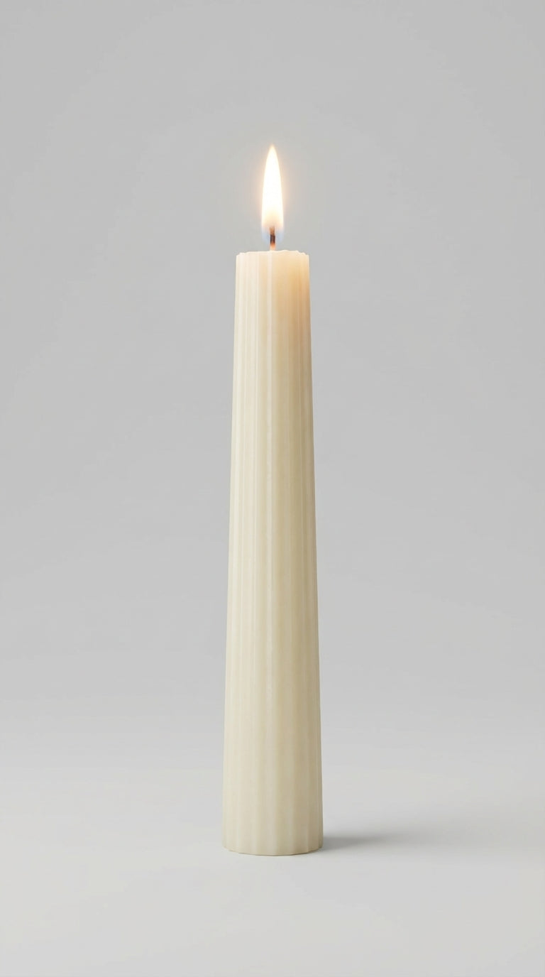 2'li Vanilya Kokulu Şamdan Mum