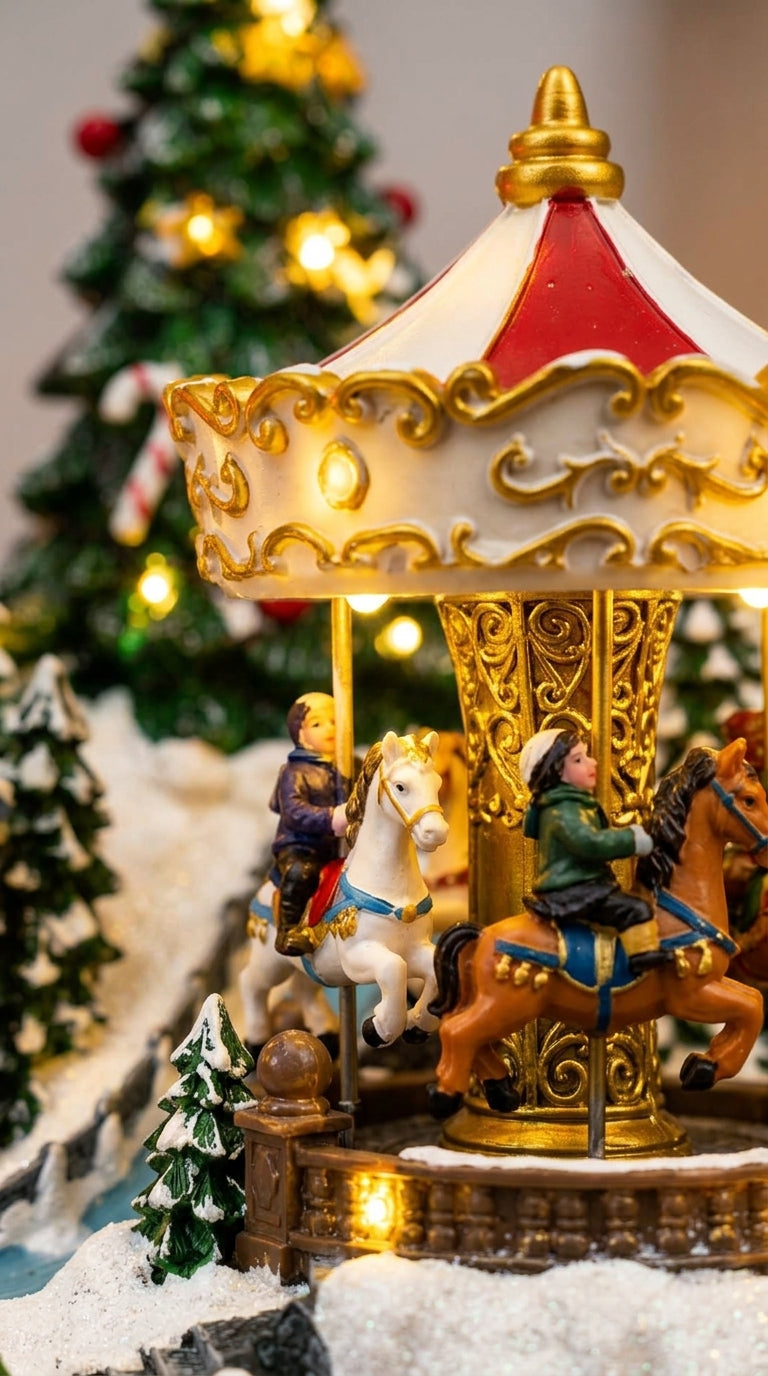 Christmas Wonderland Işıklı, Müzikli &Hareketli Yılbaşı Lunaparkı