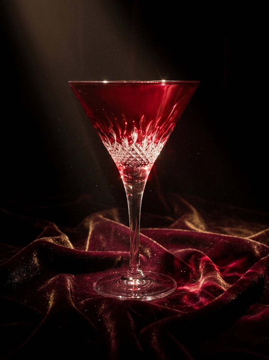 Celeste Christmas Ruby Martini Kadehi