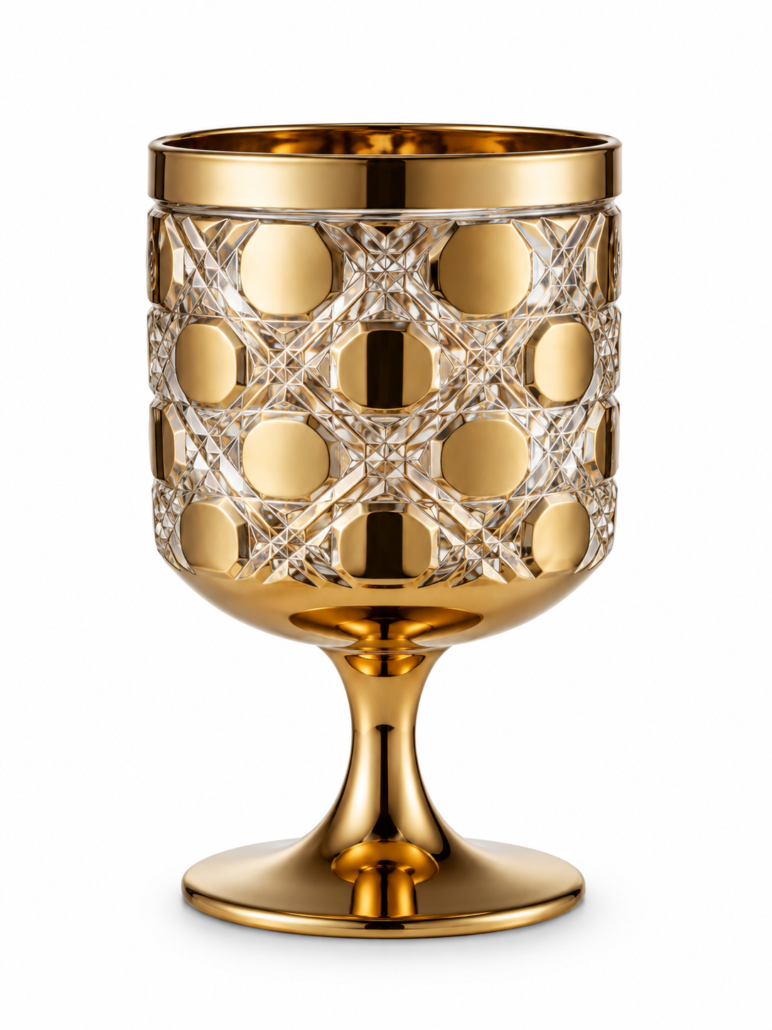 Eclat Halo Gold Kristal Kadeh 270 cc
