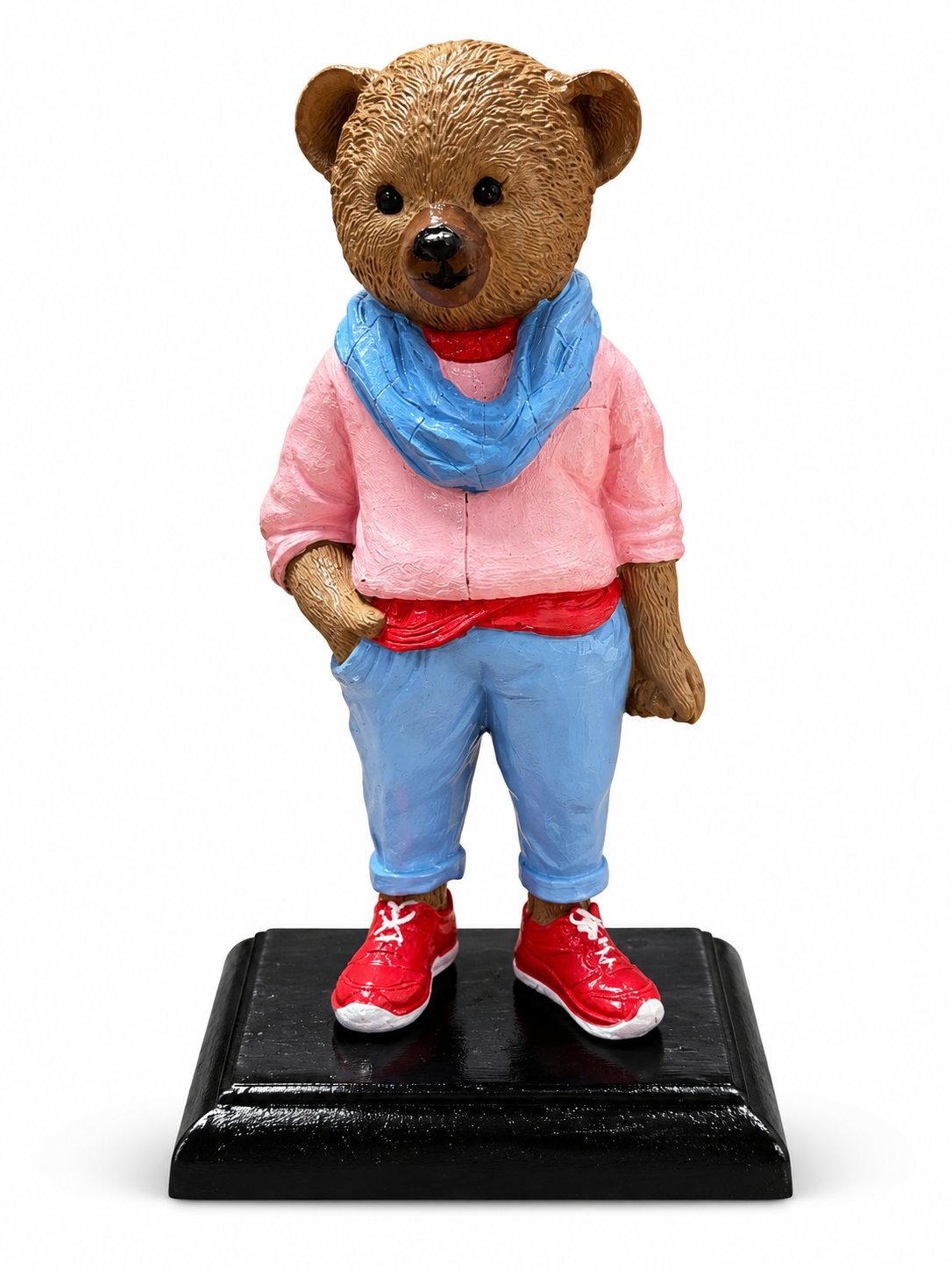 City Street Teddy Dekoratif Obje