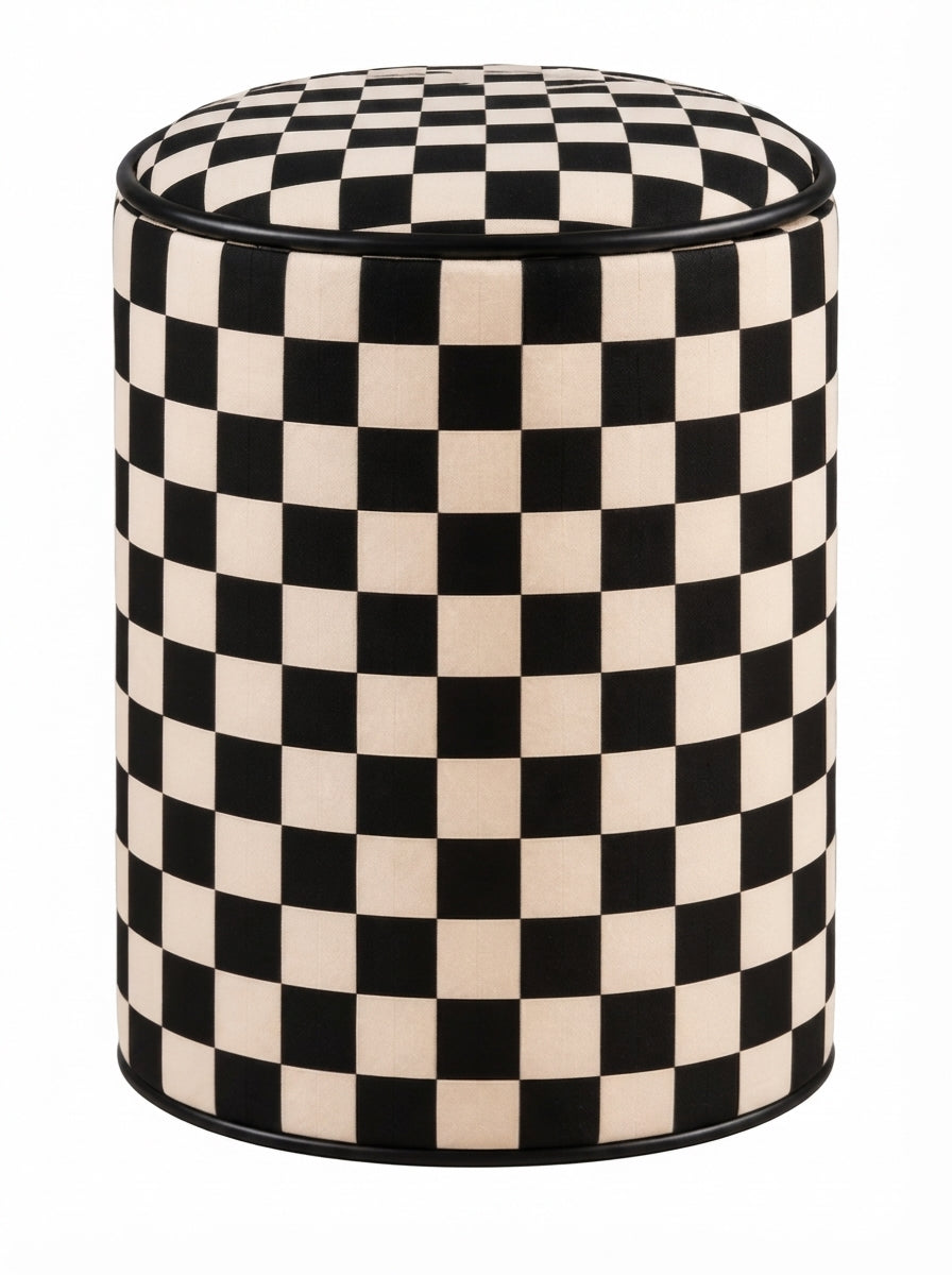 Damier Puf- Noir