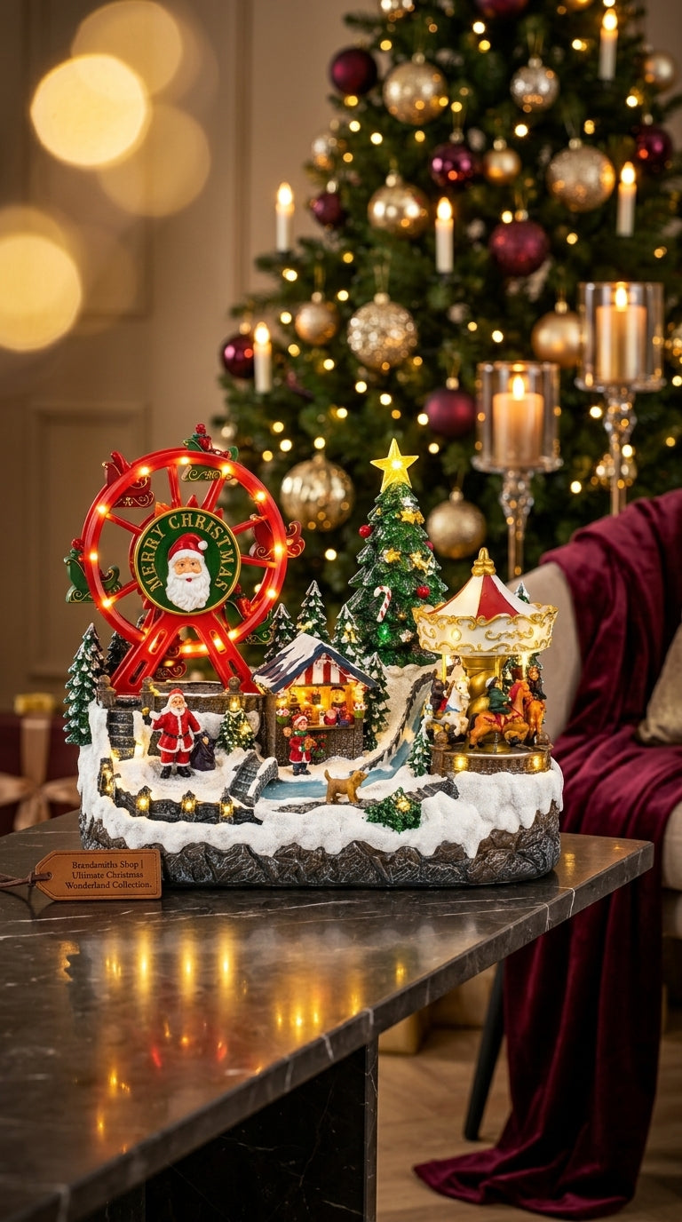 Christmas Wonderland Işıklı, Müzikli &Hareketli Yılbaşı Lunaparkı