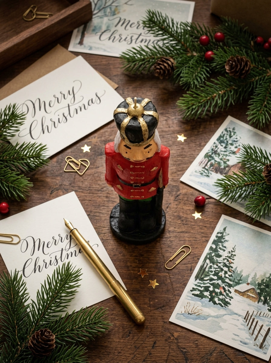 Christmas Nutcracker 3D Fındıkkıran Dekoratif Mum