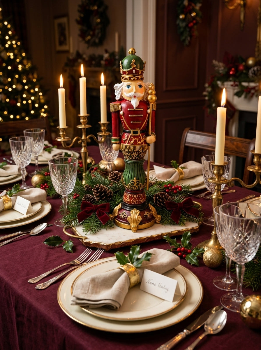 Royal Nutcracker Kırmızı Üniformalı Dekoratif Fındıkkıran – 27 CM