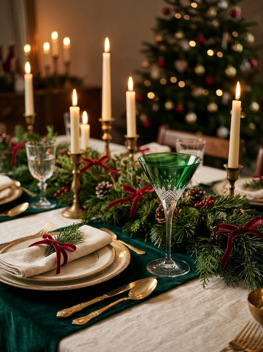 Celeste Christmas Emerald Martini Kadehi
