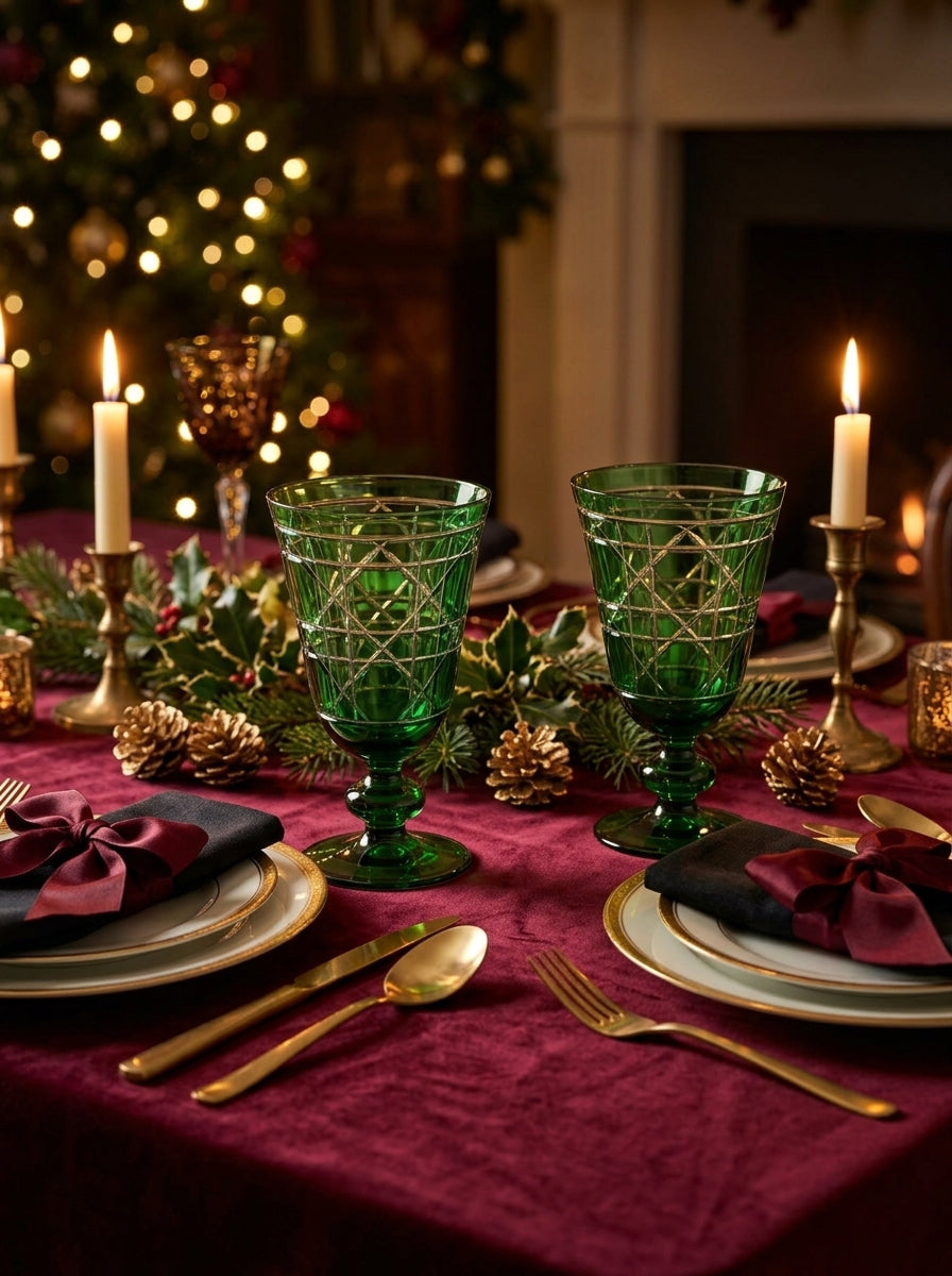 Vetro Christmas Emerald Kristal Kadeh