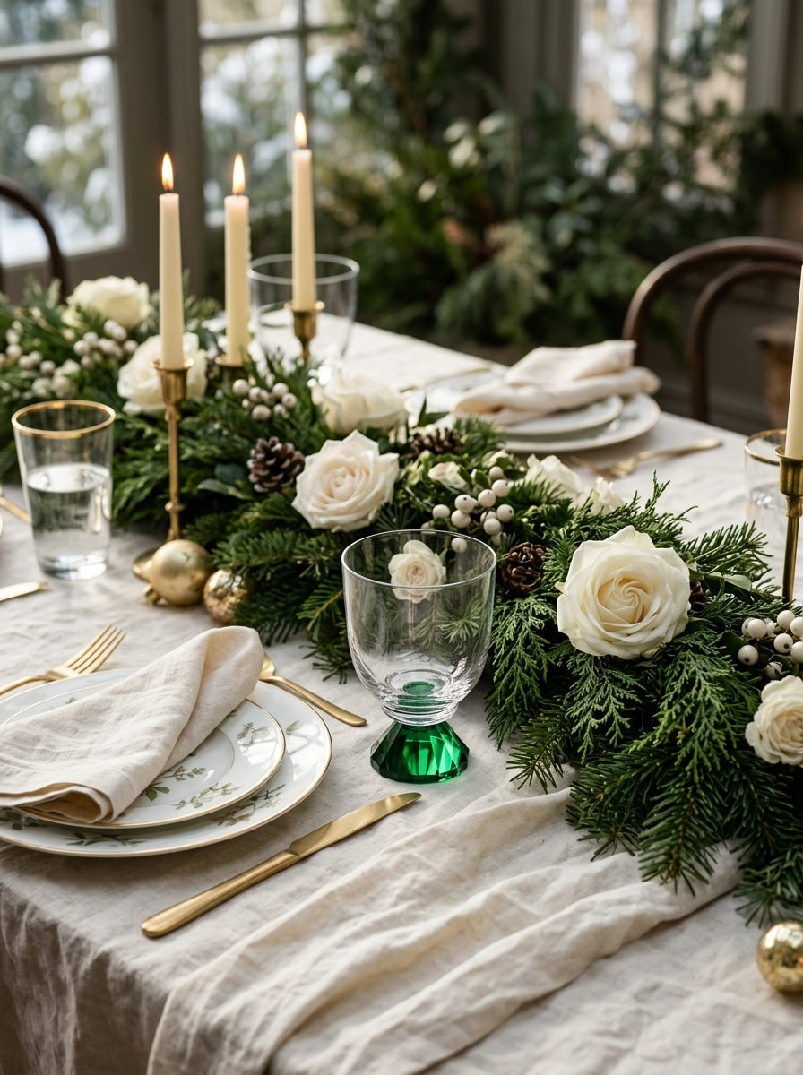 Emerald Lumi Step – Christmas Crystal Glass