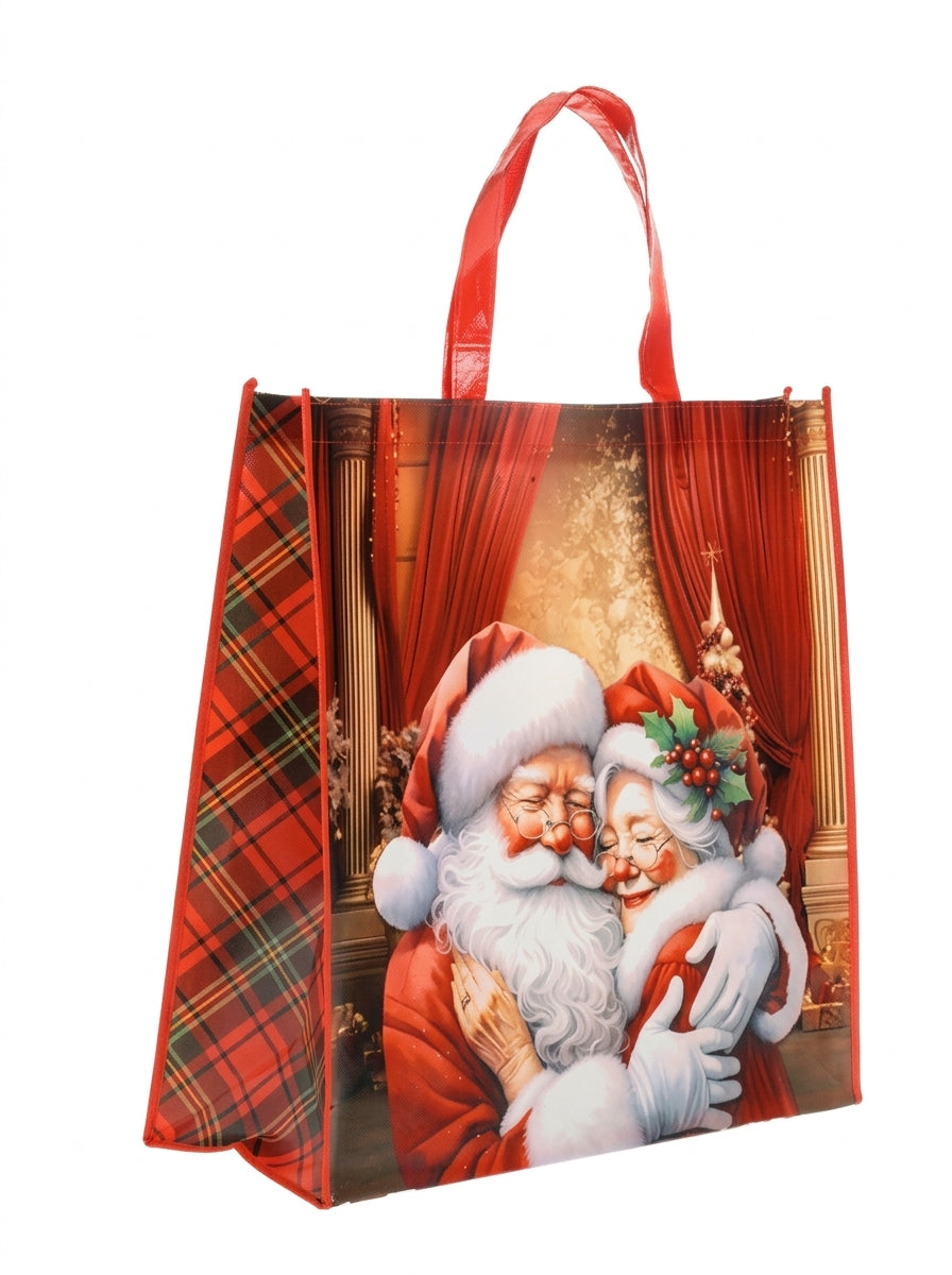 Christmas Love Noel Baba &amp; Mrs. Claus Hediye Çantası