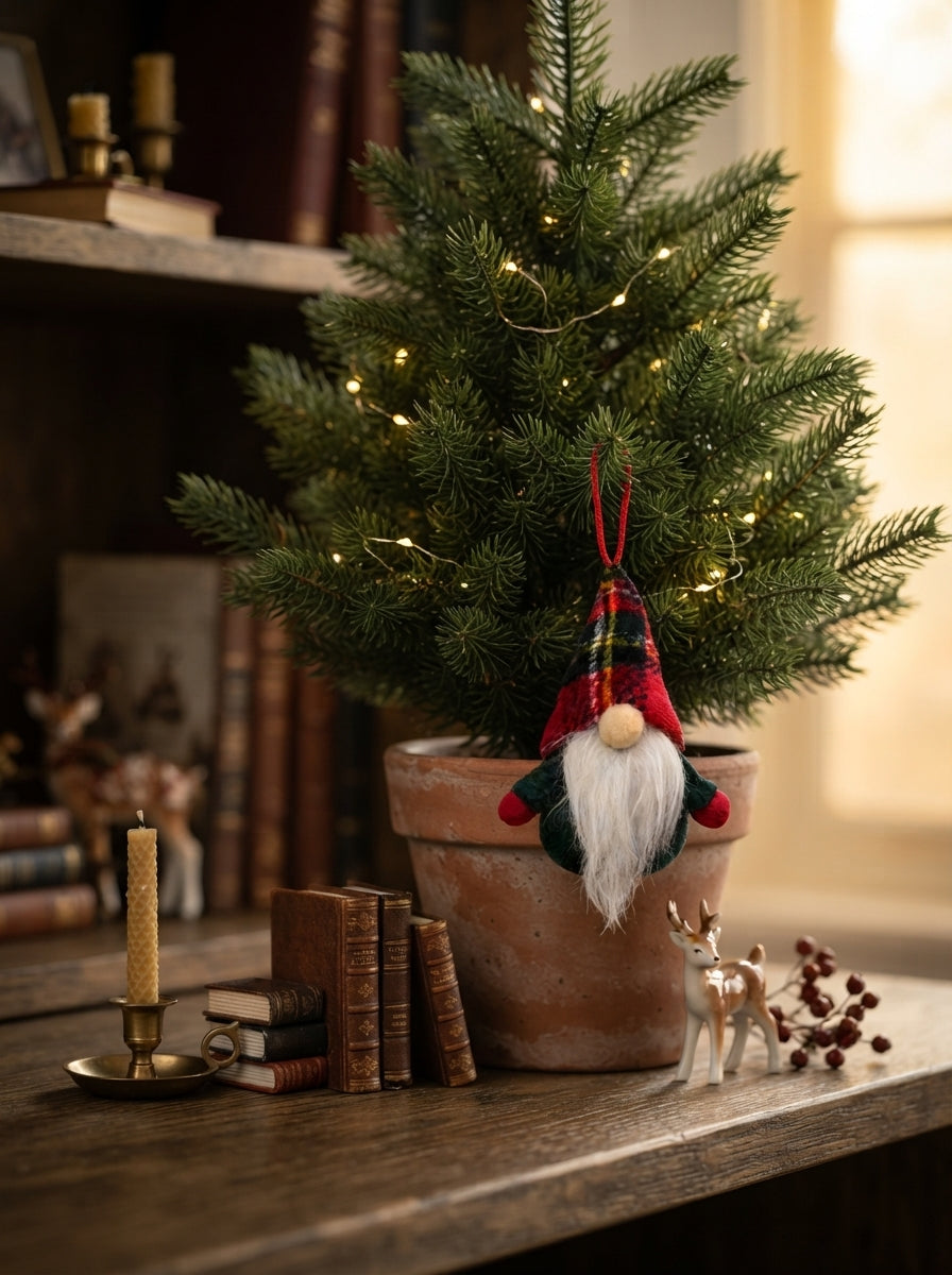 Highland Gnome Yılbaşı Ağaç Süsü - 15 CM