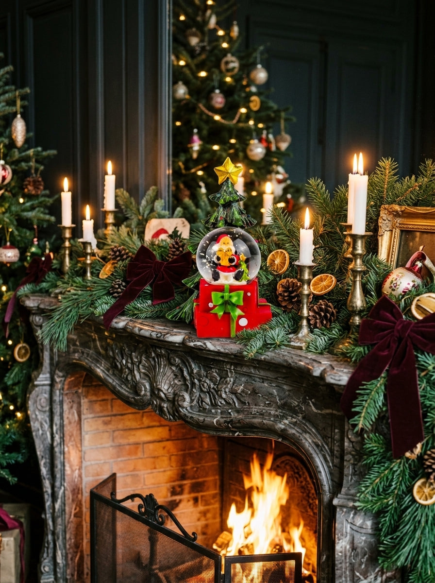 Santa's Christmas Tree Dekoratif Yılbaşı Kar Küresi – 12 CM