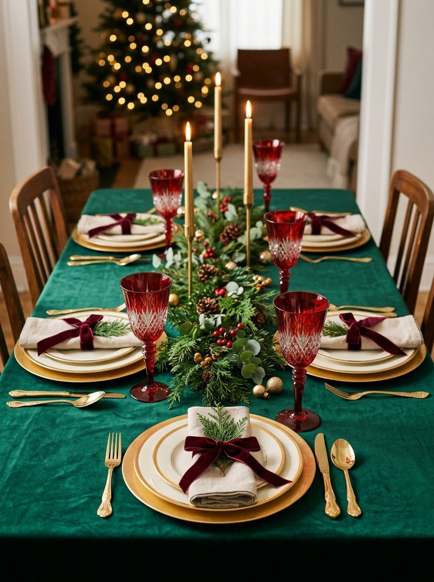 Astor Christmas Ruby Kristal Kadeh
