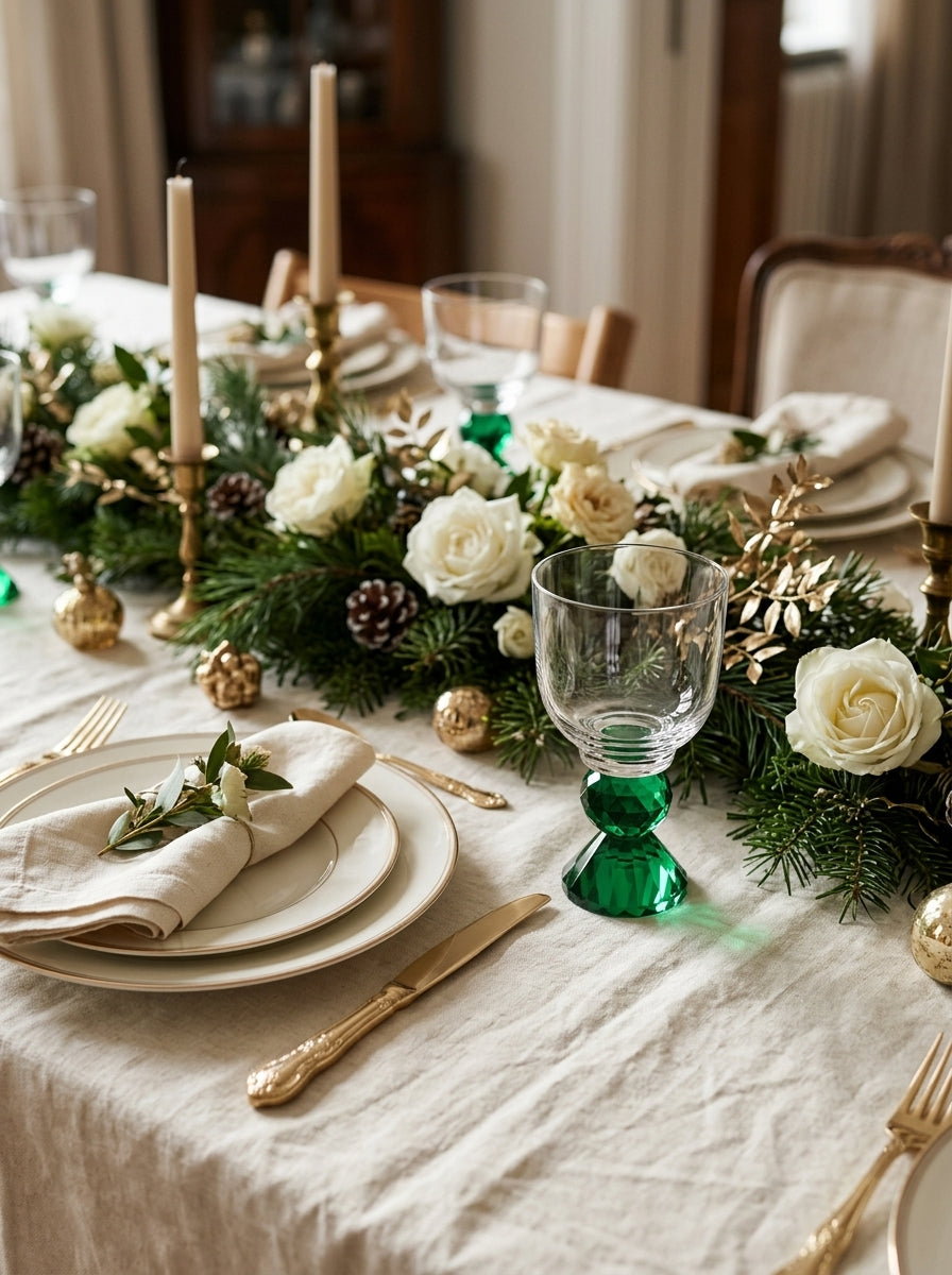 Emerald Emerald Lumi Coupe – New Year’s Crystal Glass
