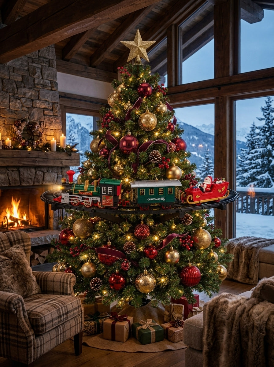 Christmas Express – Işıklı ve Sesli 30 Parça Yılbaşı Ağacı Tren Seti
