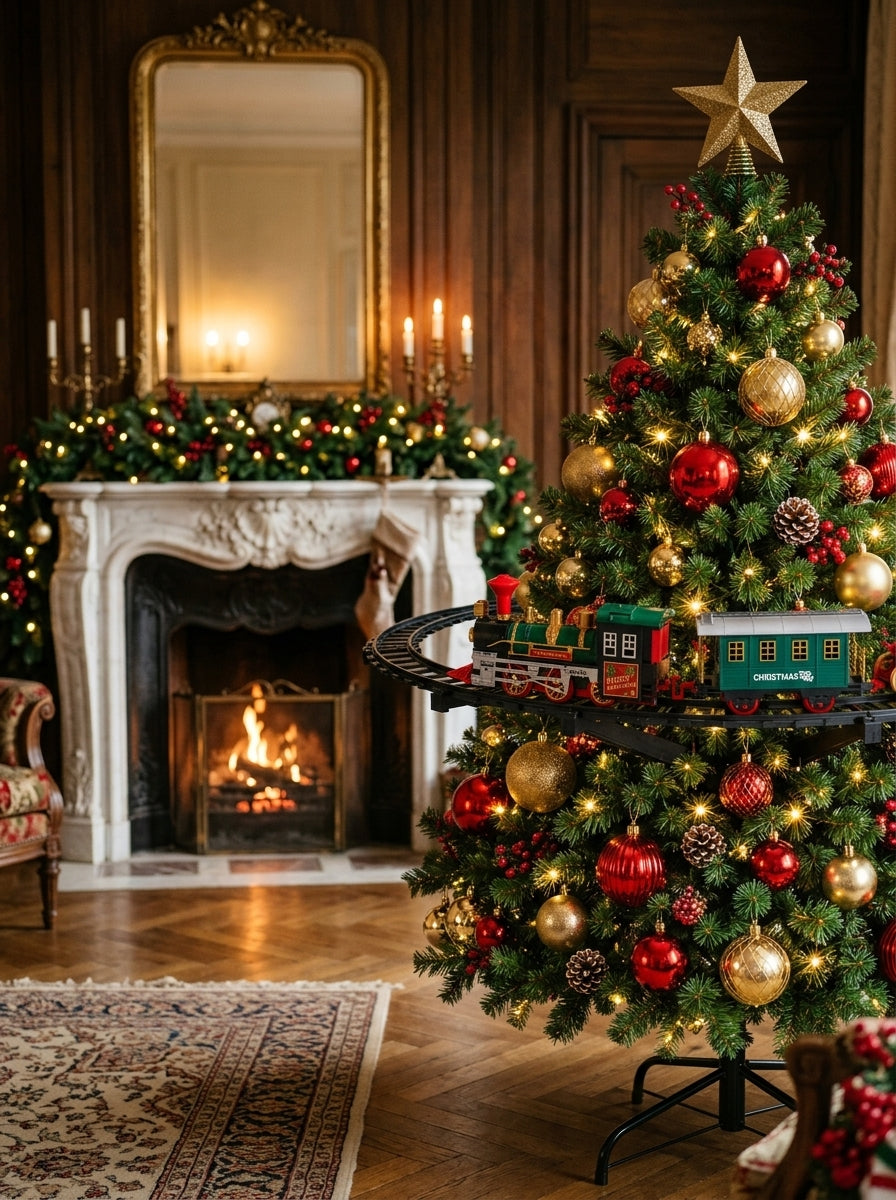 Christmas Express – Işıklı ve Sesli 30 Parça Yılbaşı Ağacı Tren Seti