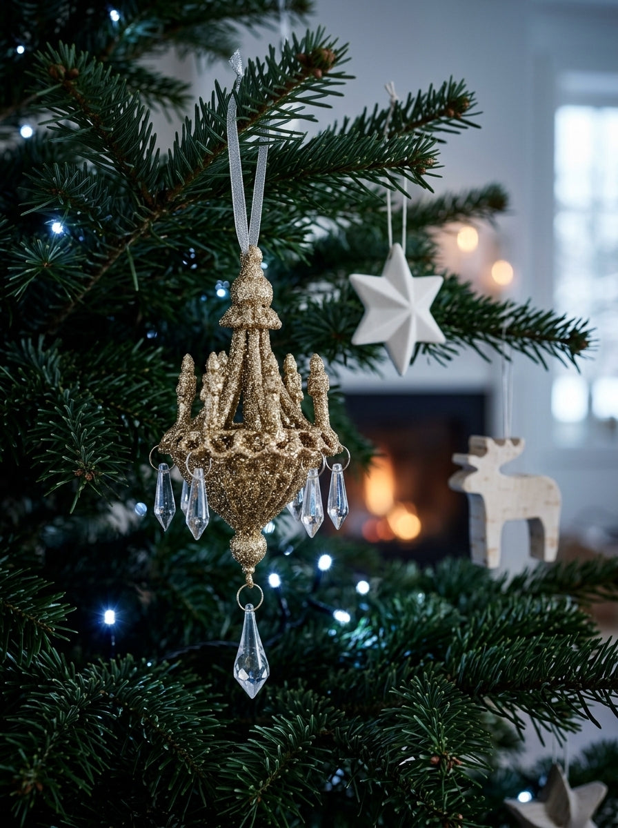 Crystal Chandelier Yılbaşı Ağaç Süsü