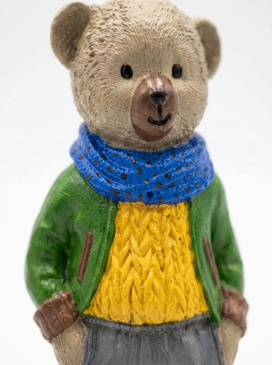 Renkli Teddy Bear Dekoratif Obje