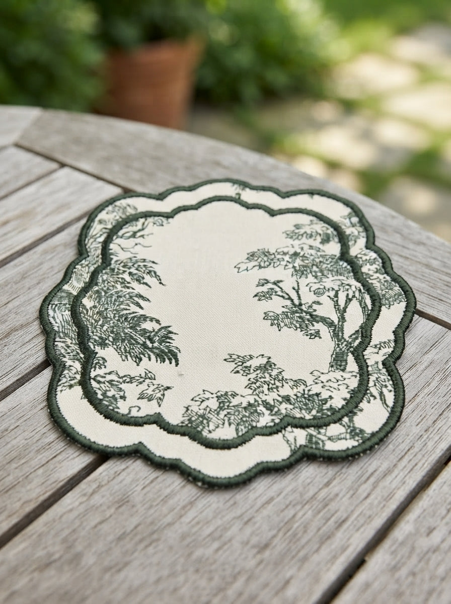 Toile Verde Kokteyl Peçetesi