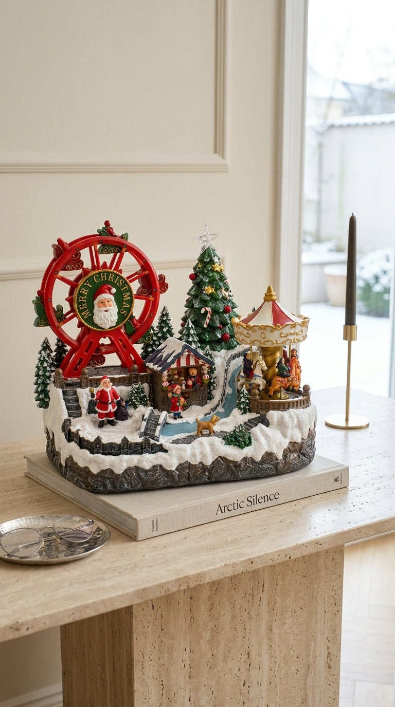 Christmas Wonderland Işıklı, Müzikli &Hareketli Yılbaşı Lunaparkı