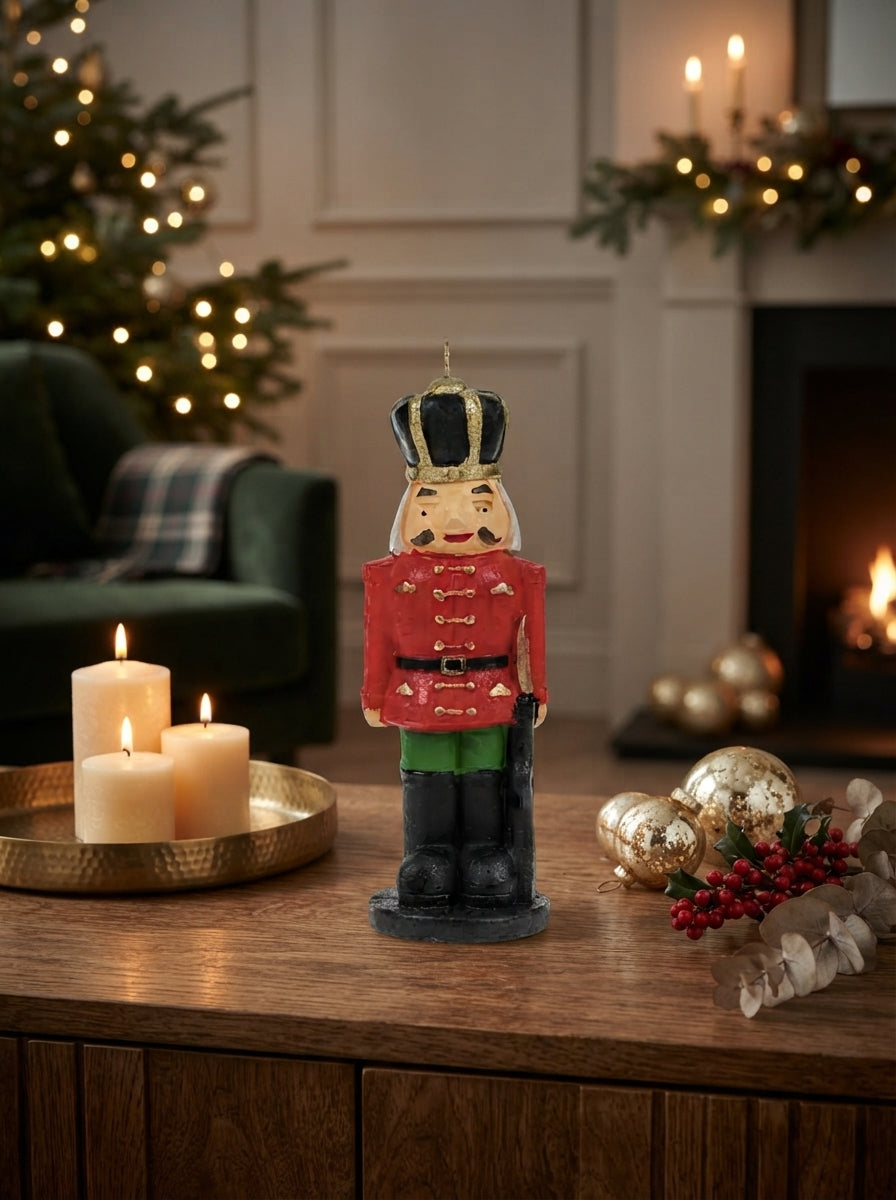 Christmas Nutcracker 3D Fındıkkıran Dekoratif Mum