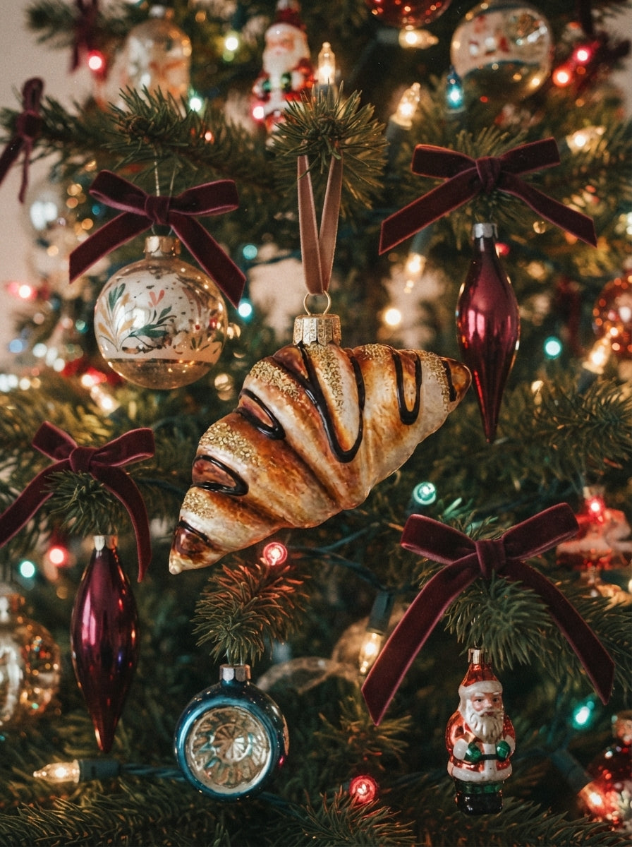 Golden Croissant Yılbaşı Ağaç Süsü