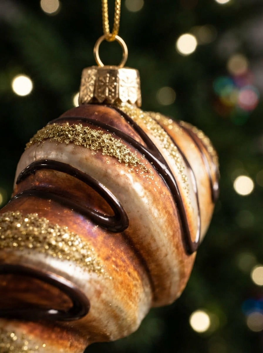 Golden Croissant Yılbaşı Ağaç Süsü