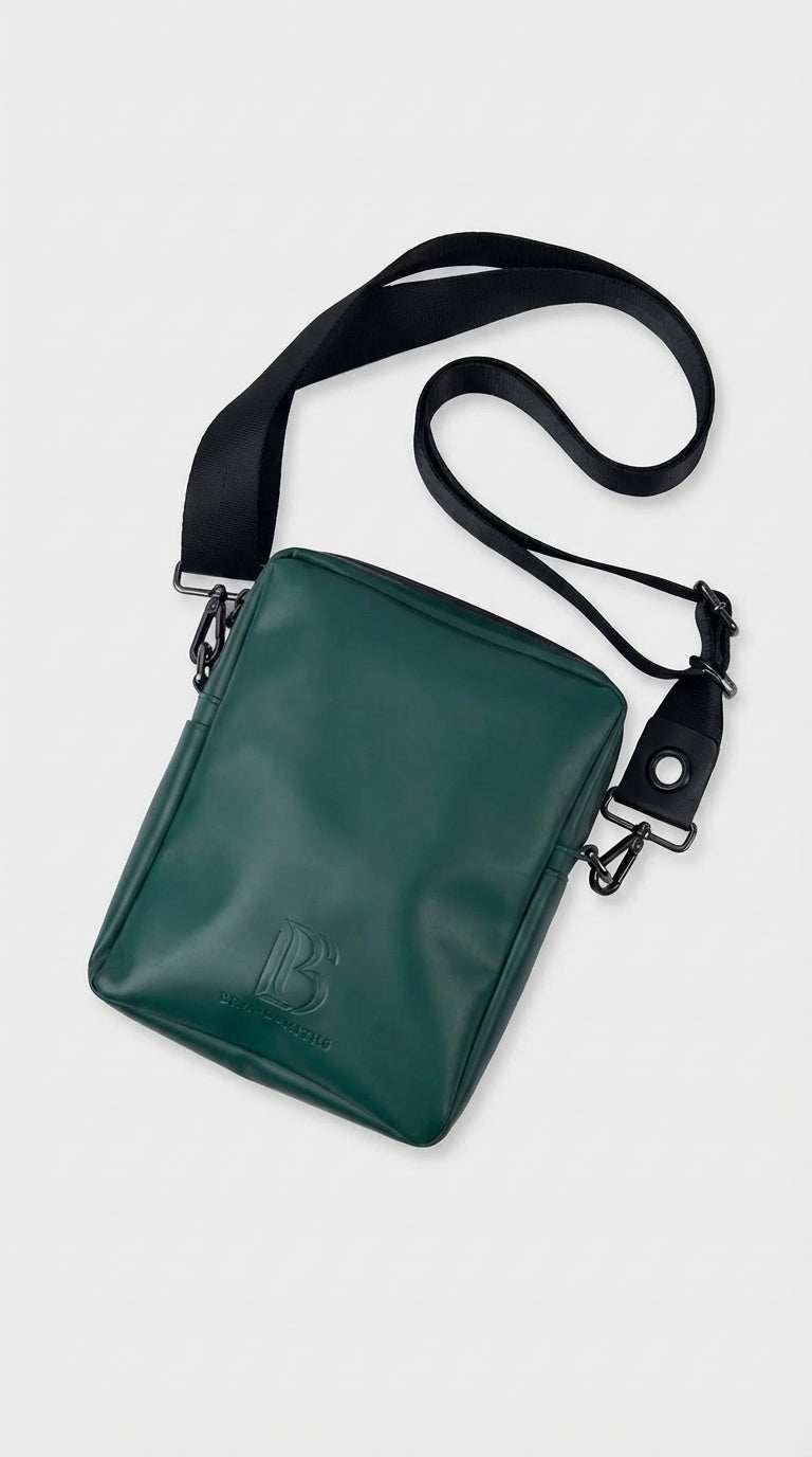 Olive Green Glow Elegant Shoulder Bag