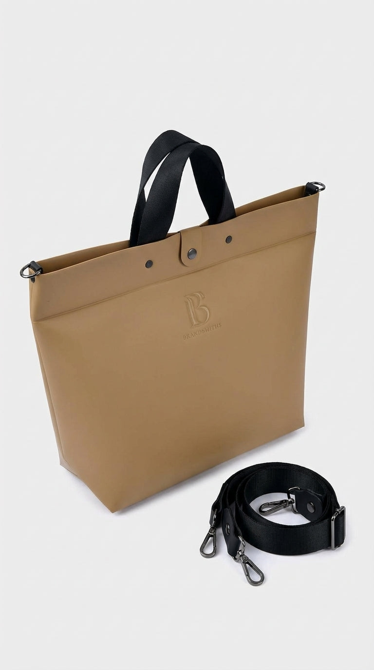 Camel Hair Loop Tote Bag