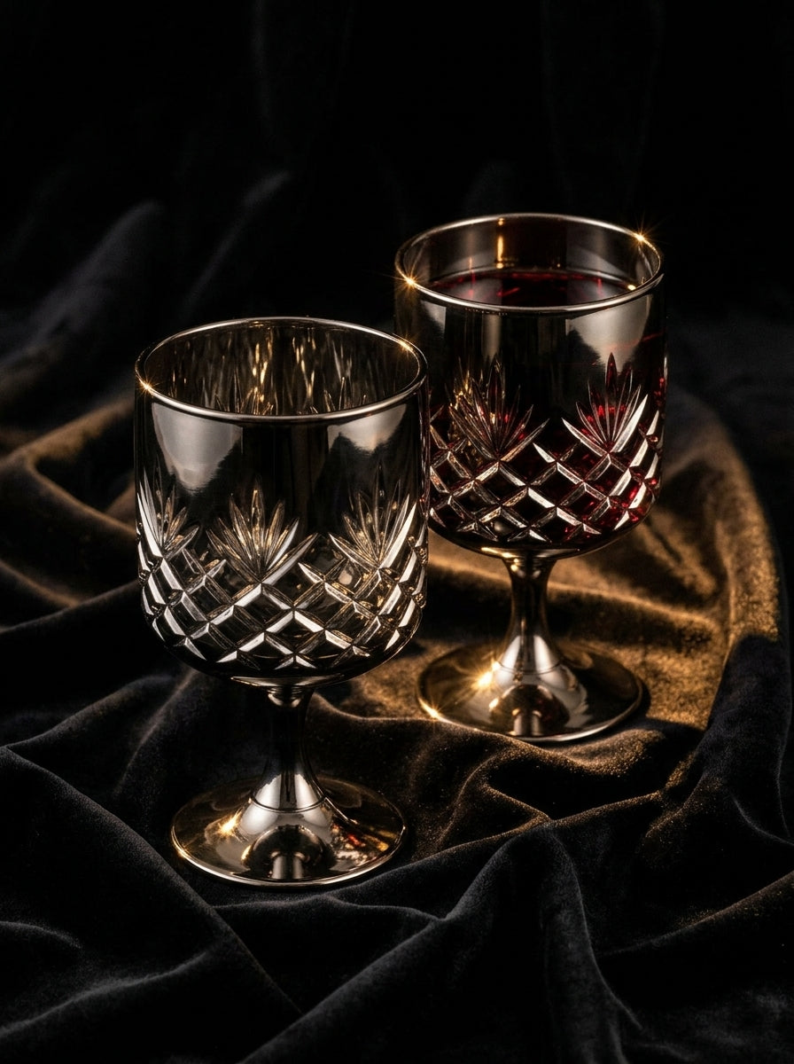Christmas Classics – Eclat Arc Titanium İkili Kristal Kadeh Seti