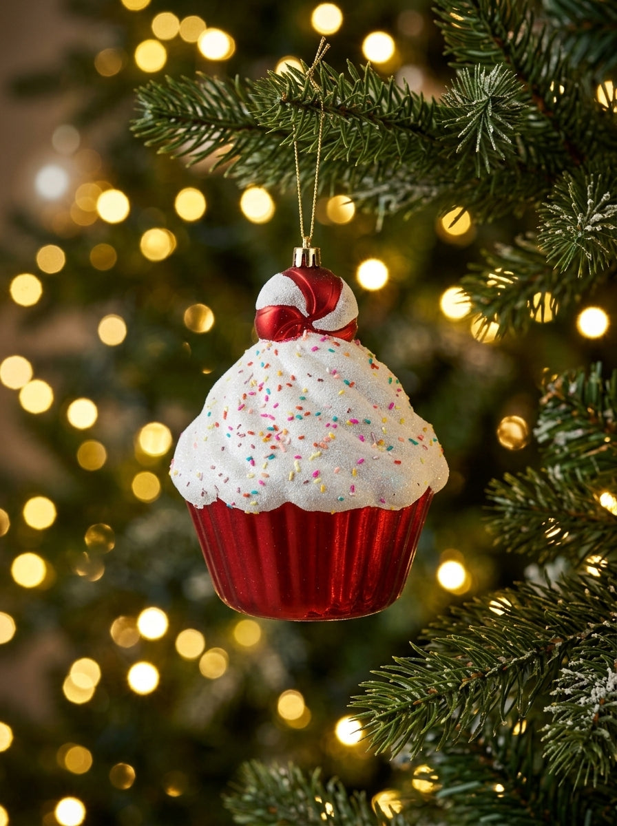 Candy Cupcake Yılbaşı Ağacı Süsü
