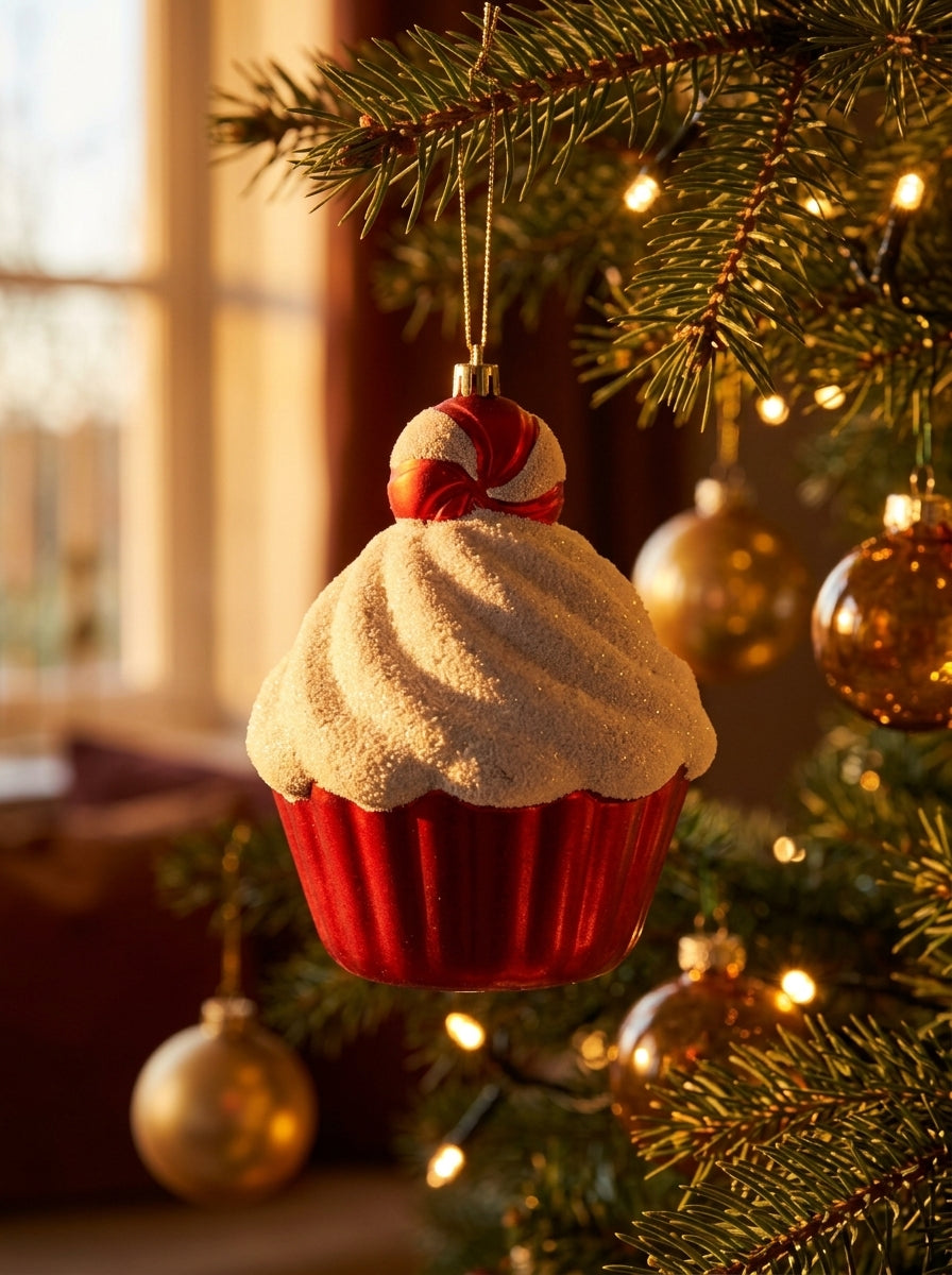 Candy Cupcake Yılbaşı Ağacı Süsü