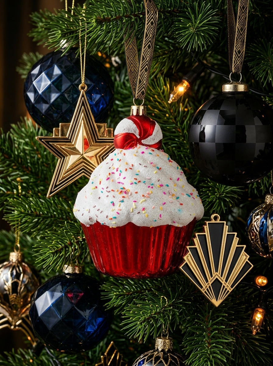 Candy Cupcake Yılbaşı Ağacı Süsü