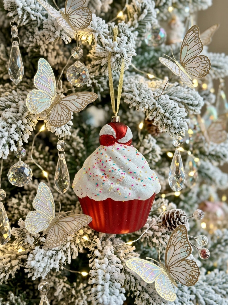 Candy Cupcake Yılbaşı Ağacı Süsü