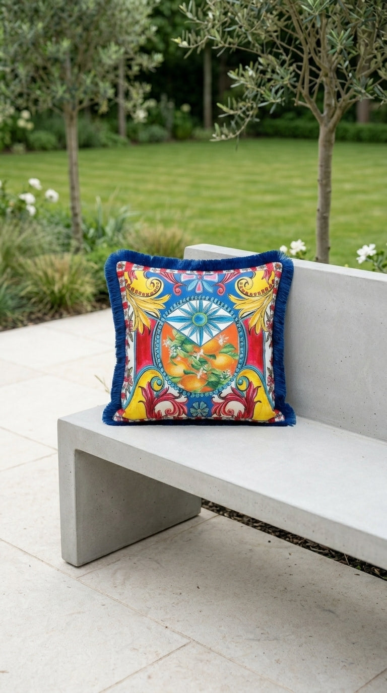 Solea Limoncello Azure Kırlent