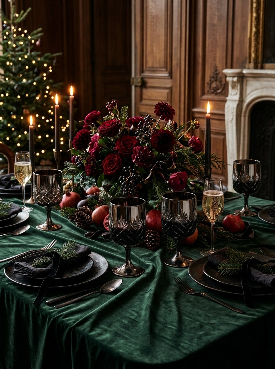 Christmas Classics – Eclat Arc Titanium İkili Kristal Kadeh Seti