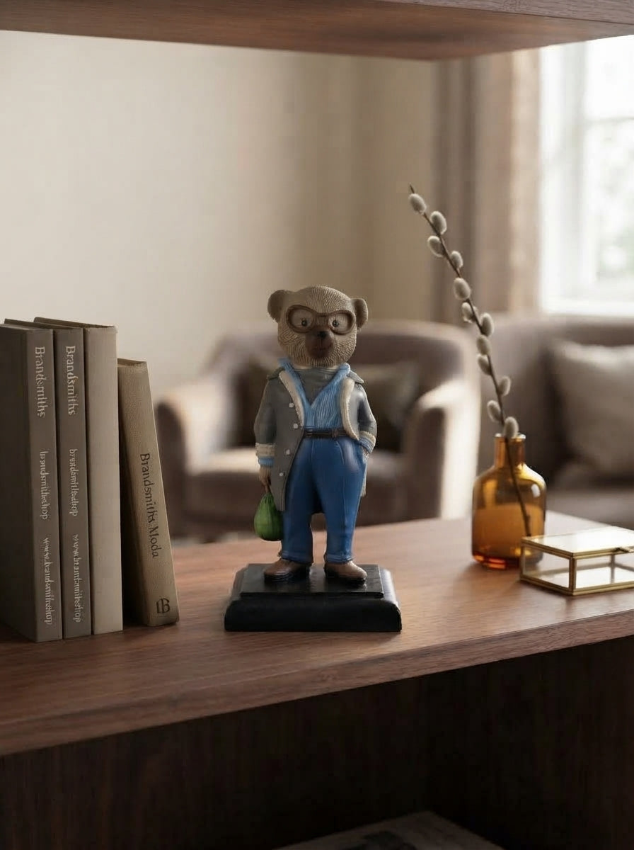 City Gentleman Teddy Dekoratif Obje