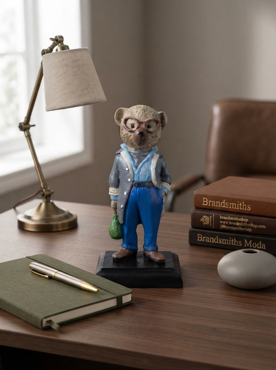 City Gentleman Teddy Dekoratif Obje