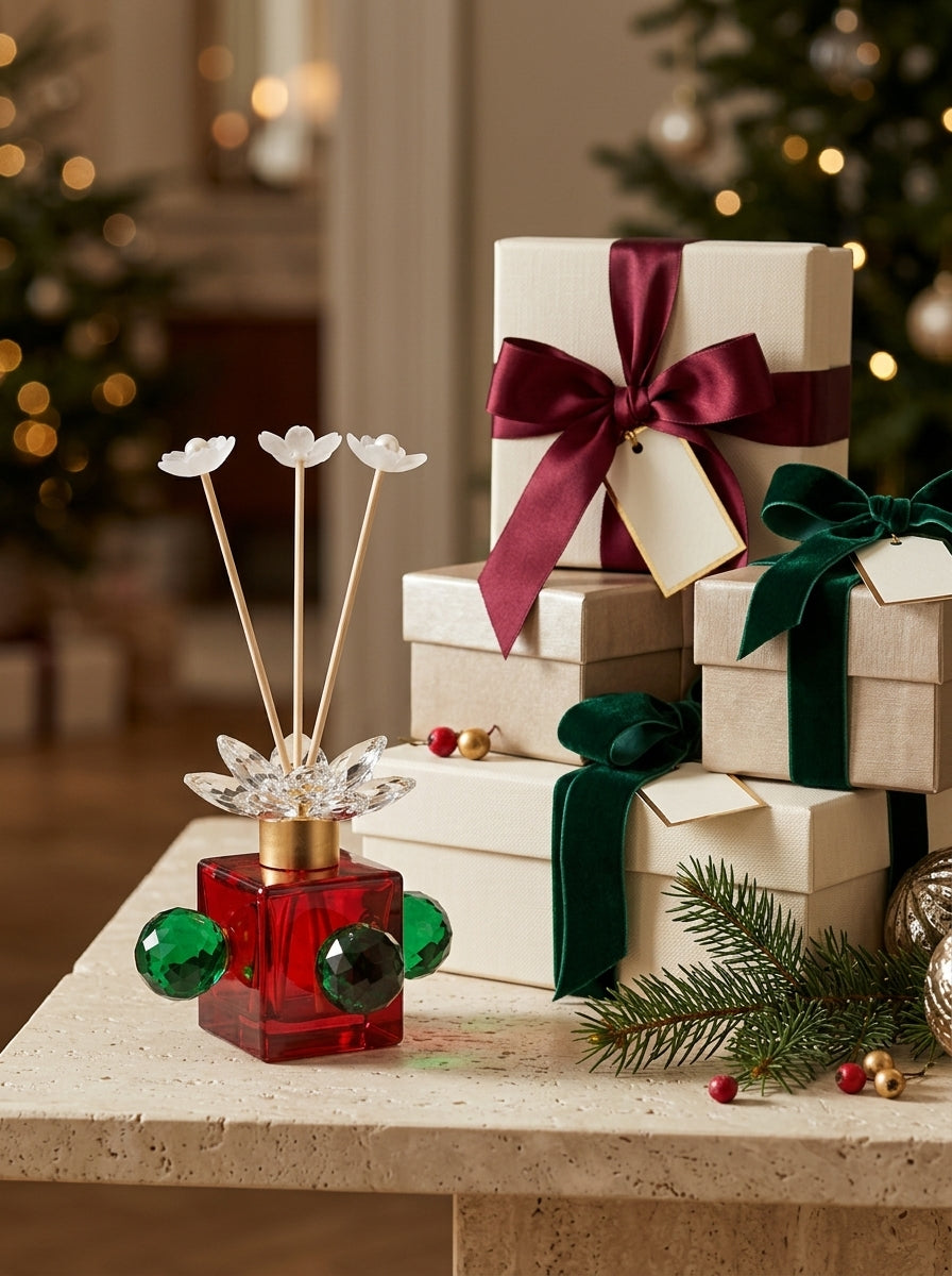 Christmas Jewel Kristal Difüzör Şişesi