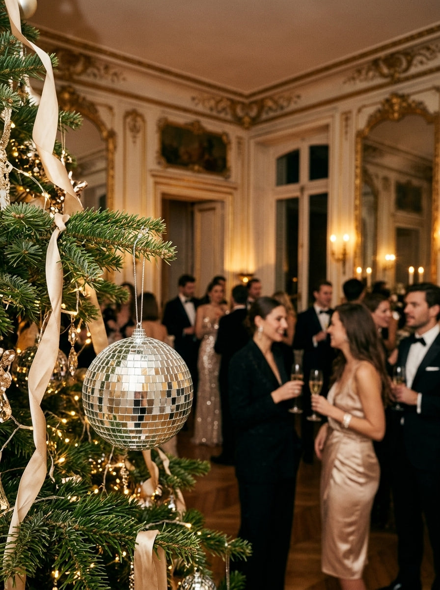 Disco Ball Aynalı Yılbaşı Ağaç Süsü - 15 CM ÇAP