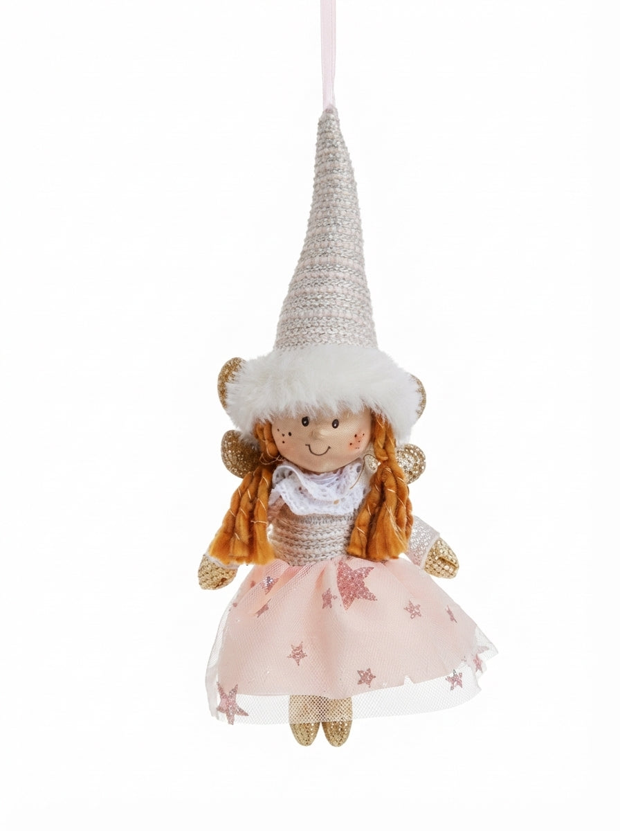Pink Angel Yılbaşı Ağaç Süsü