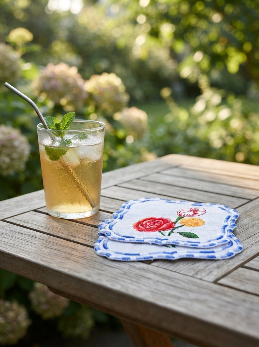 Riviera Embroidered Kokteyl Peçetesi