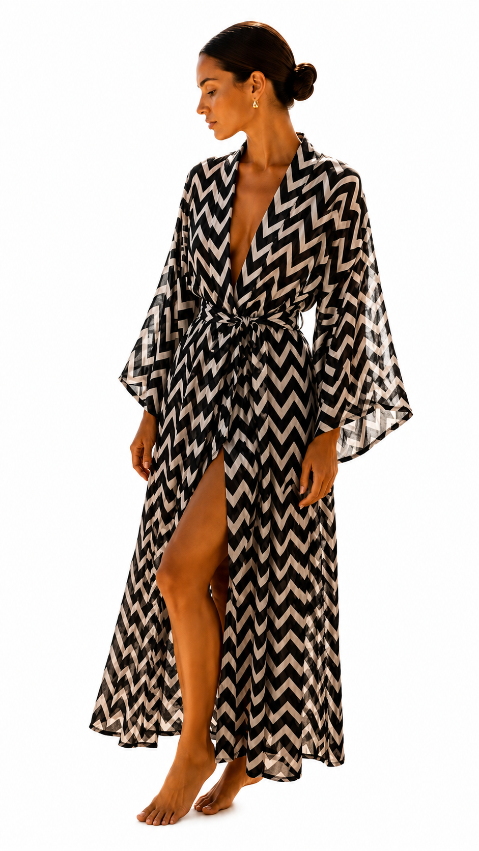 MISKA Noir Kimono