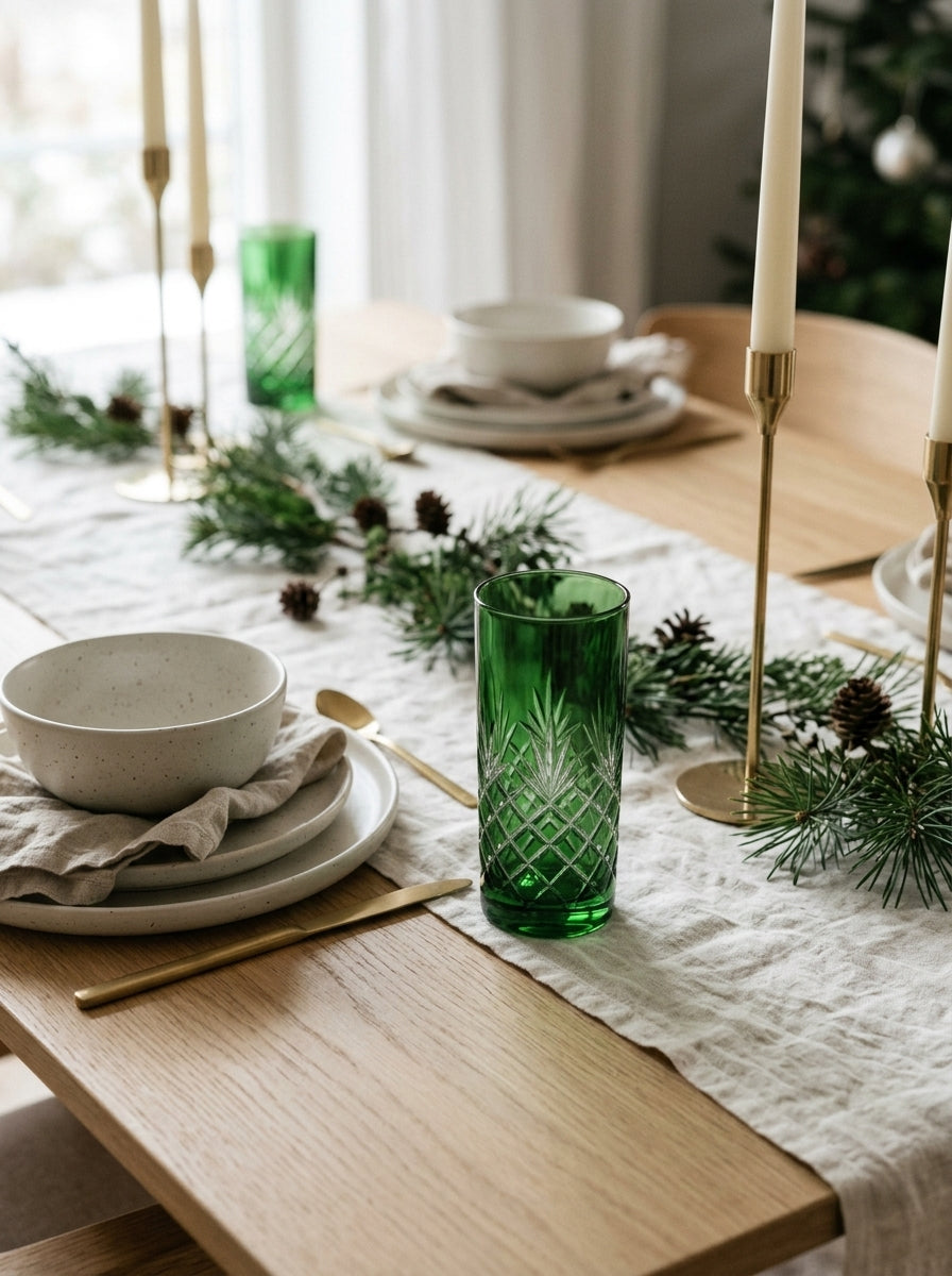 Astor Christmas Emerald Kristal Su Bardağı