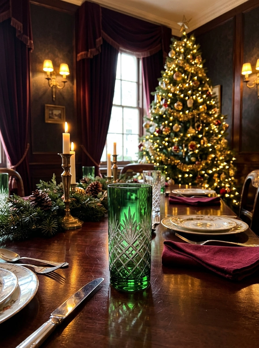 Astor Christmas Emerald Kristal Su Bardağı