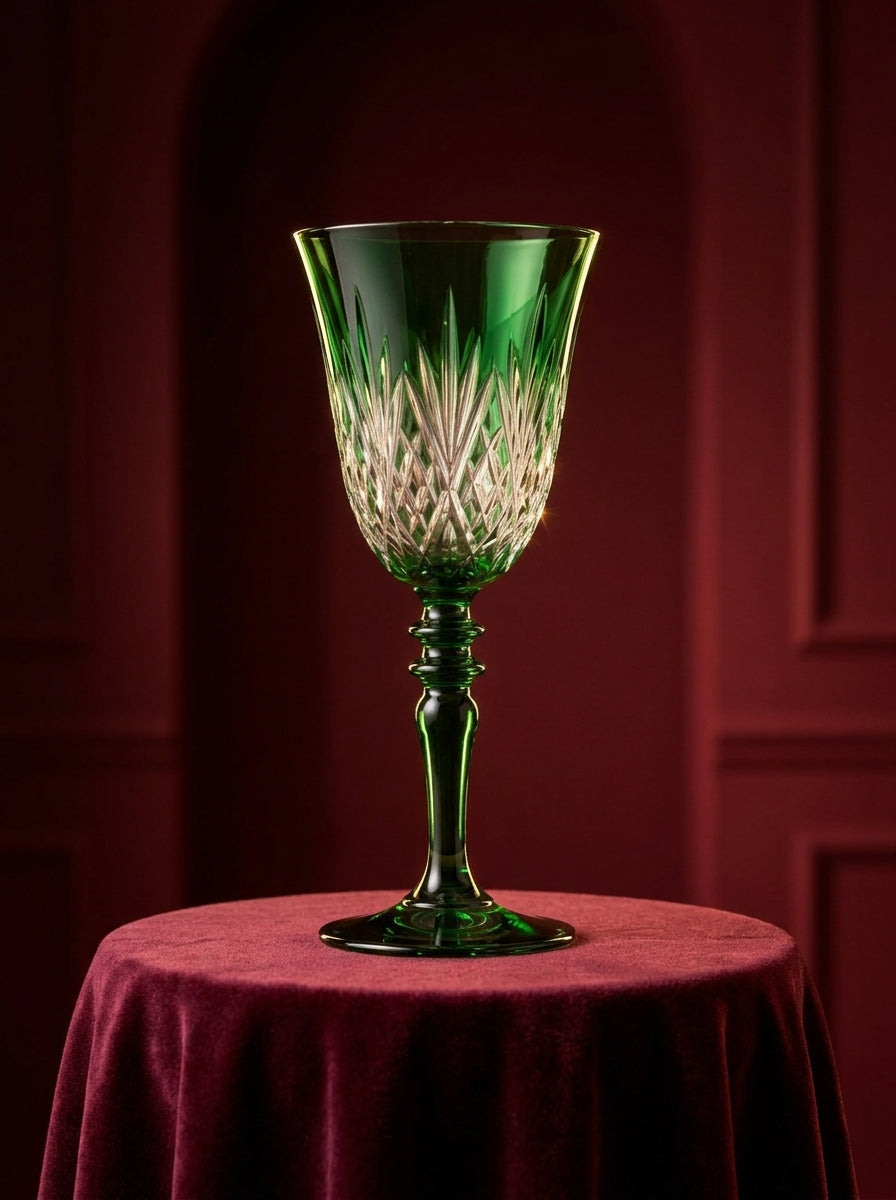 Astor Christmas Emerald Kristal Kadeh